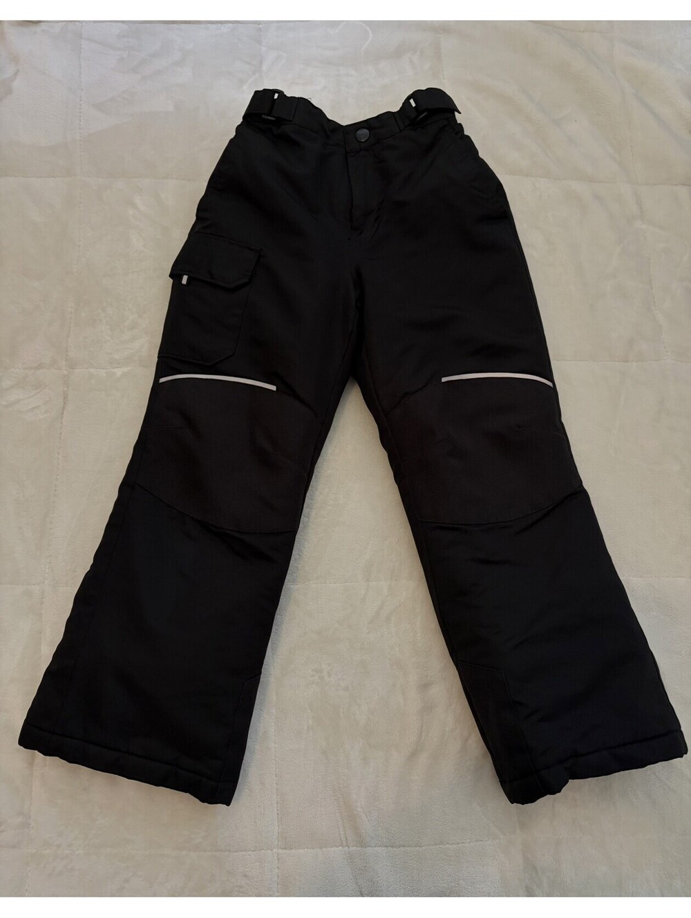 SwissTech Unisex Kids Black Snow Pants Size M (8)